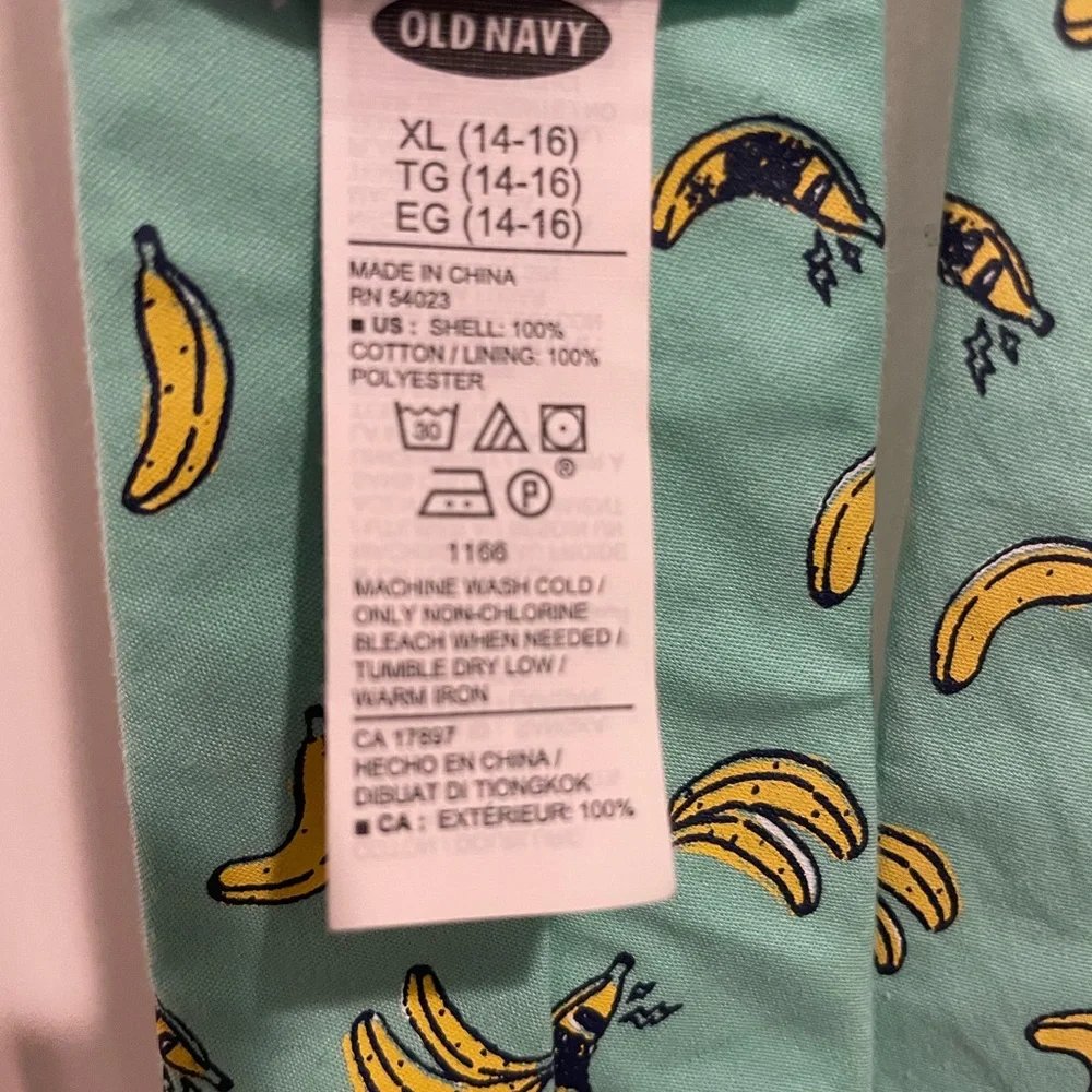 Cutest banana tie you have ever seen Old Navy aqua and yellow